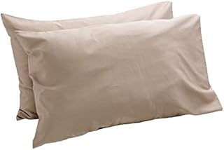 Amazon Basics 400 Thread Count Pillowcase, Set of 2, 50 x 80 cm - Seafoam Green
