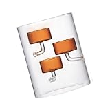 Soporte de cristal cilíndrico transparente para velas flotantes, bodas,...