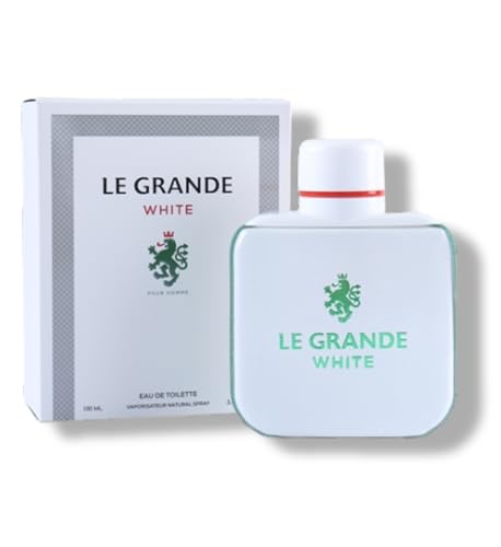 Image of LE GRANDE WHITE EAU DE TOILETTE FOR MEN 3.4 FL. OZ. Woody Aromatic fragrance for men.