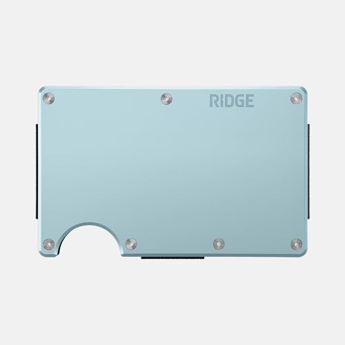 The Ridge Minimalist Slim Wallet For Women - RFID Blocking Front Pocket Credit Card Holder - Metal Wallet For women With Money Clip2