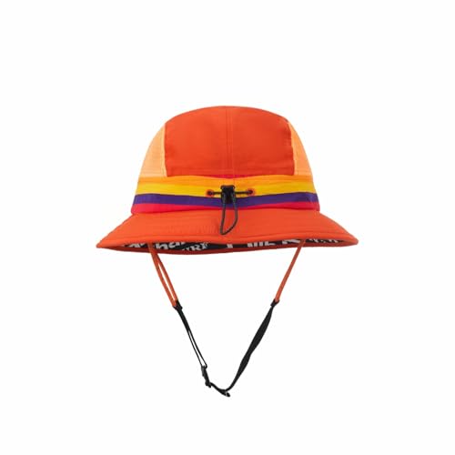 Image of Color-Blocked Fisherman Style Sun Hat for Outdoor Camping, Surfing & Vacations - Wide Brim, UV Protective, Anti-Slip
