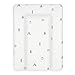 Bonky Wickelauflage weiche Wickelunterlage Baby Wickeltischauflage Abwaschbar - Mono 2A - 50 x 70 cm