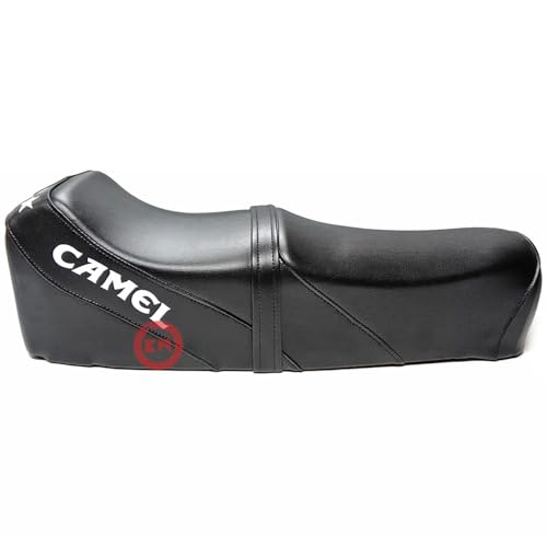 ★SELLA CAMEL TIGRE YANKEE BIPOSTO NERA PER VESPA PX 125 - 150 - 200 / ARCOBALENO