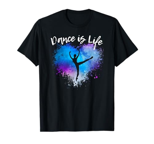 DANZA È VITA Balletto Ballerina Teen Tween Ragazza Mamma Maglietta