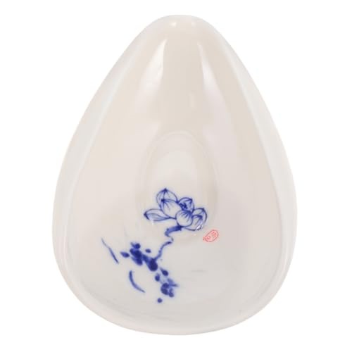 LOORGVEL Keramik Kaffeebohnen Dosierbecher mit und Messlöffel Robustes Mehrzweck Espresso Dosing Scoop für Handbrühkaffee und Tee Langlebiges Blaues Kaffeezubehör