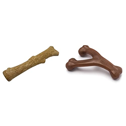 Petstages Dogwood Wood Alternative Dog Chew Toy, Medium and Beneb...