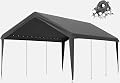 Carport Canopy Replacement Cover 12x20 Heavy Duty Outdoor Portable Car Canopy Oxford Waterproof UV & Tear Resistant Garage Canopy with Ball Bungees (Frame is Not Included)