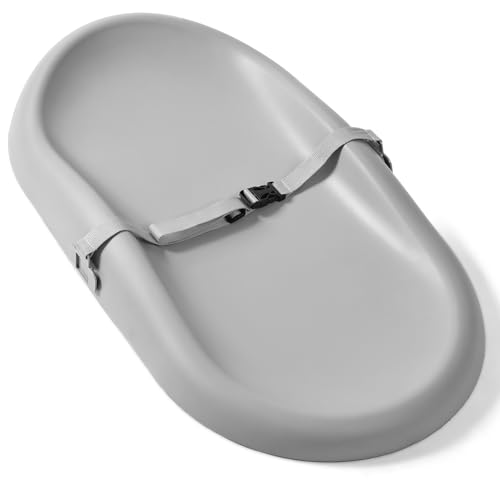 Image of Waterproof Baby Changing Pad, Easy to Clean, Non-Slip Diaper Adjustable Safety Belt, Changing Pad for Dresser, Changing Table