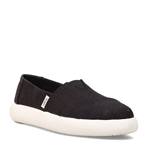 TOMS Sneaker Espadrille Mallow Donna, Nero Opaco