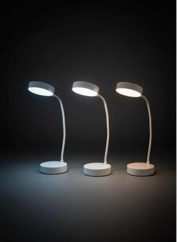 Image of Noble Sense 5W VION White LED Desk Light | 3-in-1 Study & Table Lamp | EyeComfort Technology | Adjustable Design | Energy Efficient for Study, Work & Reading | Pack of 1