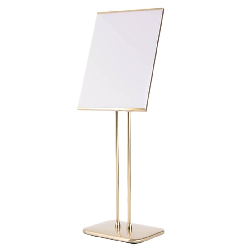 XPLKQXE Soporte Para Carteles Y Avisos, Pie Soporte Para Pósteres, Portátil Para Exteriores Señalización Con Base Pesada Pie Para Bodas Para Restaurantes(Gold,40x32x130cm/4pcs)