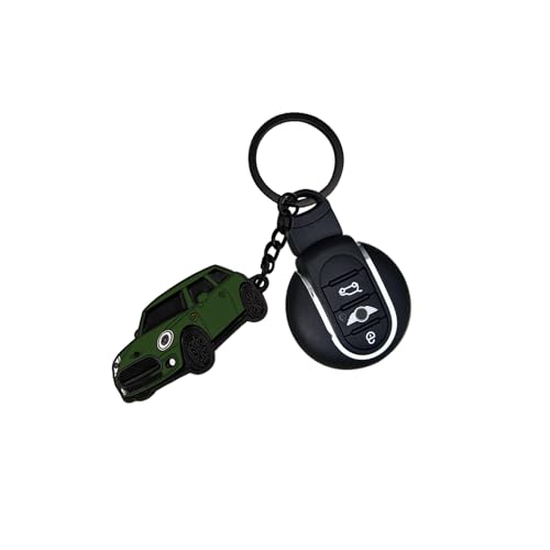 Image of Car Keychain Compatible for Mini Cooper,Metal Key Chain,Mini Cooper Accessories,Enamel Keychain