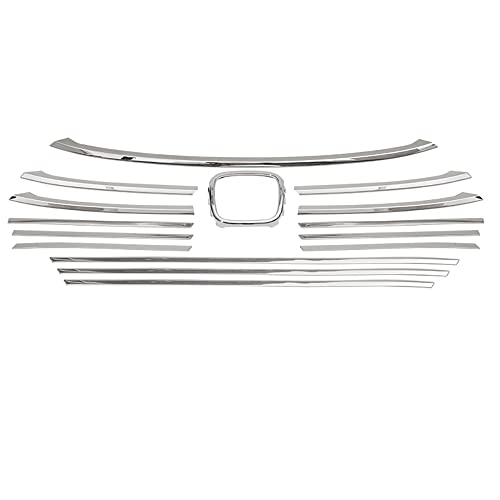 【VULCANS】フロントグリルガーニッシュ ヴェゼル RV型 (前期用) ステンレス鏡面仕上げ 15PCS グリルカバー フロントバンパーカバー バンパー 外装 パーツ カスタム アクセサリー RV3/4/5/6