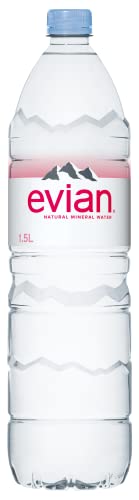 伊藤園 evian(エビアン) 硬水 ミネラルウォーター ペットボトル 1.5L×12本 [正規輸入品]