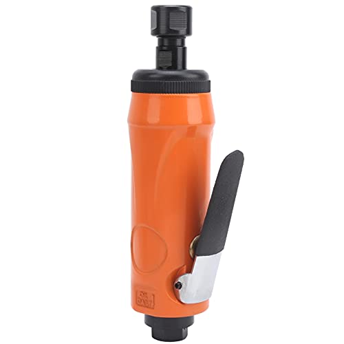 Wakects Amoladora Neumática Kit de Amoladora Neumática 0.62Mpa 20000 RPM Escape Trasero con 10 Cabezales de Molienda Herramienta de Mano Compacta para Pulir Grabado Molienda en Trabajos de Moldes de