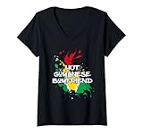 theben termina top 2 Guyanesische auf den Knochen Text mit Guyana-Flagge. Ein von der Karibik inspiriertes Design.