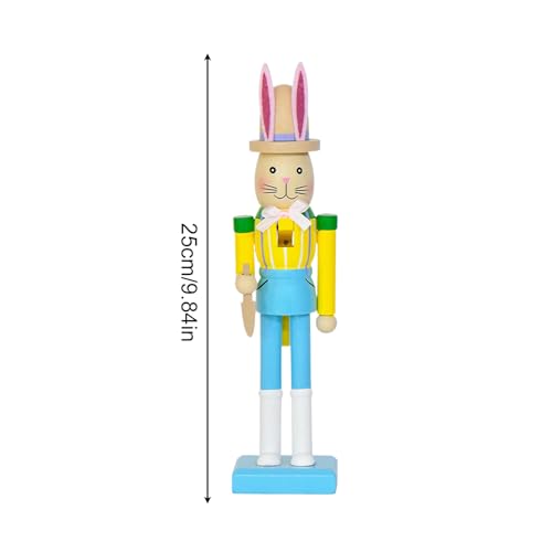 Casse-noisette en bois haut de gamme figurine de lapin pour decoration interieure soignee - 6