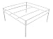 Fast Fit Tray Stand 4 ft x 4 ft