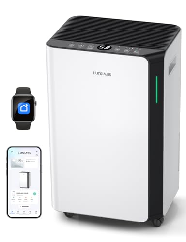 HUMILABS Luftentfeuchter Elektrisch 20L Für Räume von 60m²/App...