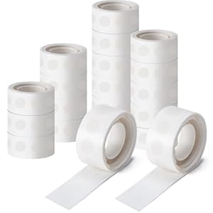 Hoewina 2000pcs Clear Glue Point Do...