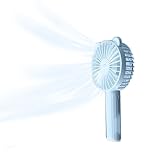 Ventilador de mano para Kühlen Mini ventilador de bolsillo USB con 3 velocidades Viento fuerte, aplicable para exteriores, escuela, trabajo, camping, enfriamiento rápido
