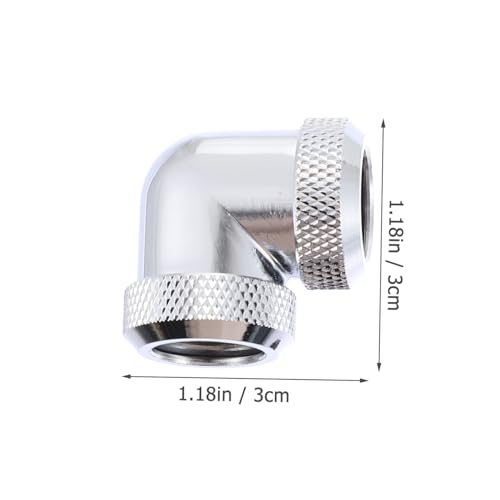 Conector giratorio 90 grados 14mm para refrigeración líquida de PC 2