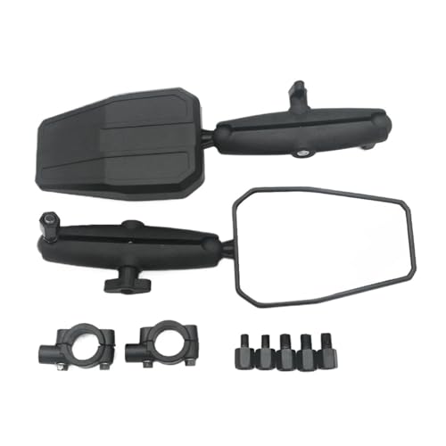 Espejos retrovisores moto universales y plegables para manillar de motocicletas todoterreno