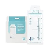 MOTHER-K Disposable Baby Bottle Liner, Must-Have Baby Travel Essentials, BPA Free & Anti-Colic (8oz, 100pcs)
