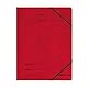Herlitz Eckspannmappe Quality, A4, Karton, rot, 5 Stück