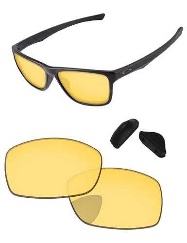 Image of Replacement Lenses & Nose Pieces for Oakley Holston OO9334 Sunglass - Precision Fit, UV Block & Impact Resistant