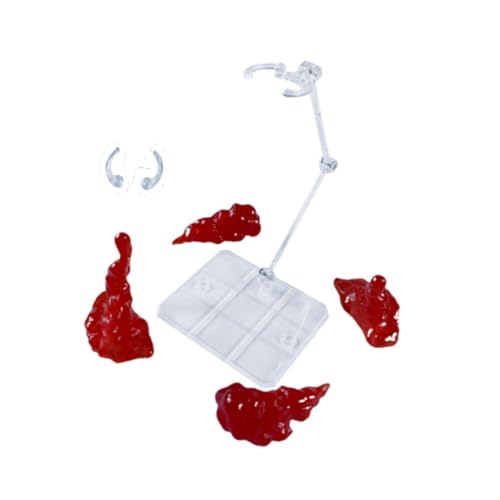 Folpus Modelli Effetto Fumo espositore Fai da Te Pezzi Effetto Fumo Leggeri e realistici Accessori per Tavolo da Camera da Letto, Rosso