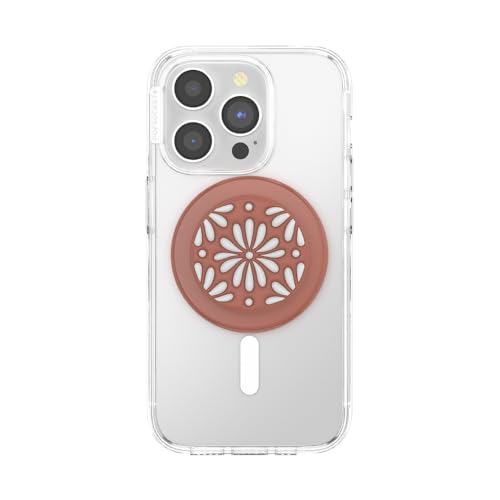 Image of PopSockets Phone Grip for MagSafe, Magnetic Holder, Phone Stand, Boho - Glazed Terracotta