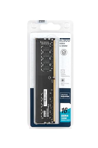 Image of KLEVV DDR4 16GB (1x16GB) 3200MHz CL22 1.2V UDIMM Desktop Ram Memory SK Hynix Chip (KD4AGUA80-32N220A)