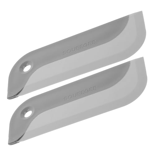 TOPPERFUN 2 Piezas Escobilla de Vidrio Ergonómica para Ducha y Ventanas Limpiacristales Portátil para Hogar Raspador de Agua Seguro y Ligero para Baño y Cocina