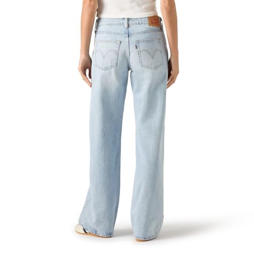 Levi's Women's Superlow Loose Jeans | (New) Abraided Art, 32 - image 4