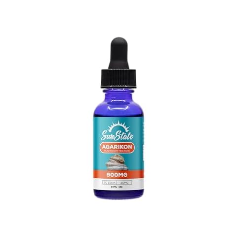 Immune & Respiratory Mushroom Agarikon Supplement - 900MG / Tincture - Supports Wellness, Traditional Use, Natural Ingredients Cover