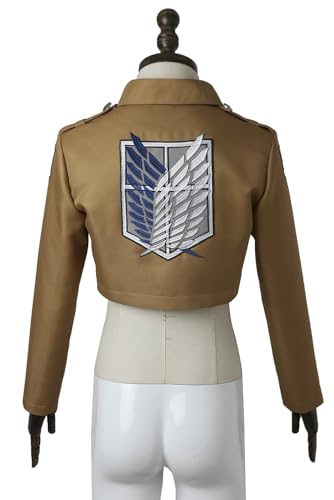Disfraz de Eren Yeager para eventos cosplay con capa de anime y cinturón 5