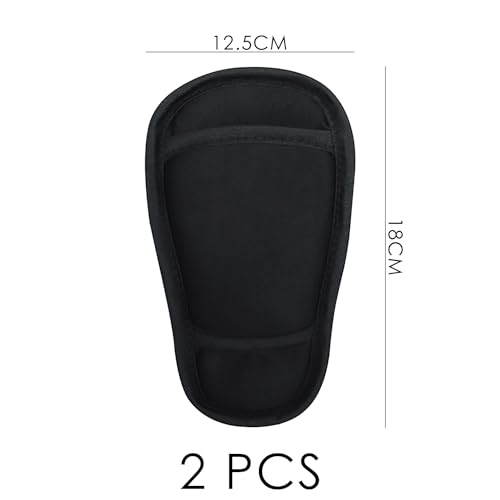 COACOM 2 Stück Schrittpolster, Kinderwagenpolster, Kinderwagen-Sicherheitsgurtpolsterbezüge, Auto-Sicherheitsgurtpolster, Universelle Atmungsaktive Polster Für Kinderwagen, Kinderwagen, Autositze.