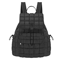 TILYMOL Mini Backpack for Women - Lightweight Puffer Quilted Travel Backpack - Small Casual Daily Daypack Purse for Women - Cute Fashion Carry on Daypack, Grey