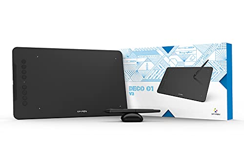 Graphics Tablets 10x6.25 Inch Deco 01 V2 XP-PEN Drawing Tablet PenΓΒ Tablet with Passive Pen Graphics Tablets 10x6.25 Inch Deco 01 V2 XP-PEN Drawing Tablet PenΓΒ Tablet with Passive Pen
