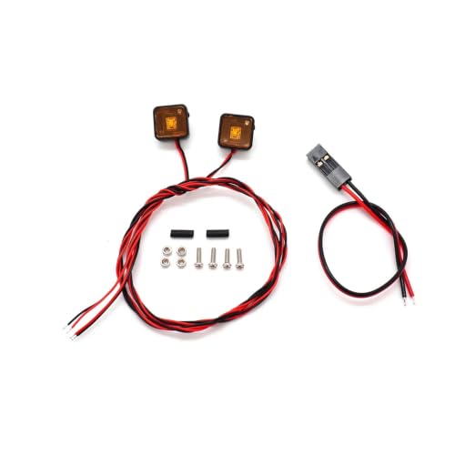 Luz de advertencia lateral RC para iluminar pistas de camiones Tamiya y MAN 1/14