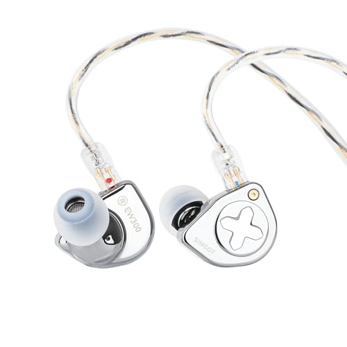 LINSOUL SIMGOT EW300 1DD+1Planar+1PZT Hybrid Treiber In Ear Monitor, Kabelgebundene Ohrhörer IEM,...