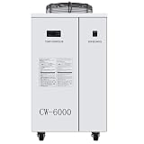 PEIXU CW-6000 Water Chiller Cooler,Refrigeratore ad Acqua Industriale,Temperatura Costante e Controllo Intelligente Della Temperatura,per La Macchina per Incisori Laser,CNC