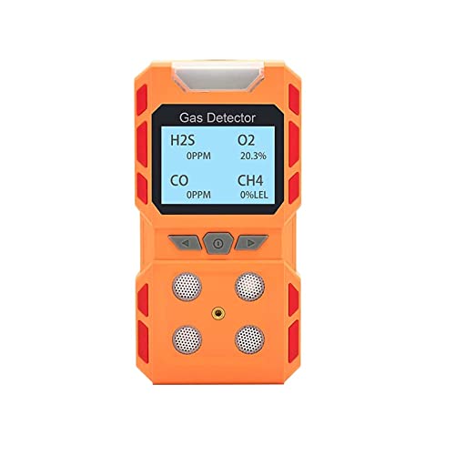 マルチガスモニター USB 充電式 4 in1 CH4 CO H2S O2 中毒防止検出器テスターセンサープロフェッショナルアラーム(B Gas Detector)