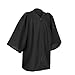 D DODOU Matte Preschool and Kindergarten Graduation Cap Gown Set with Year Charm Tassel (Black, 30)