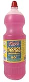 Kimicart® Alcool Etilico Denaturato 90 Gradi - 12 Litri Disinfettante Spirito Puro - 12 Bottiglie da 1 Litro