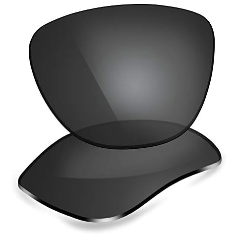 ThunderClap Polycarbonat Ersatzgläser für Oakley Frogskins Sonnenbrillen OO9013 - Schwarz Anti-Beschlag polarisiert Cover