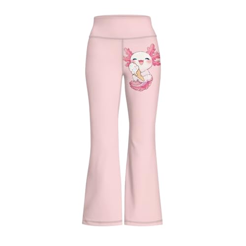 Girls Wide Leg Yoga Leggings for Workouts Fitness Pilates Camping School Daily Wear Skinny Bell Bottoms Pants4