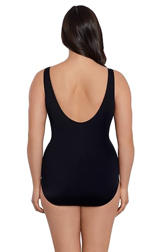 Women's 8 Overlay Fank Tank One Piece Swimsuit3