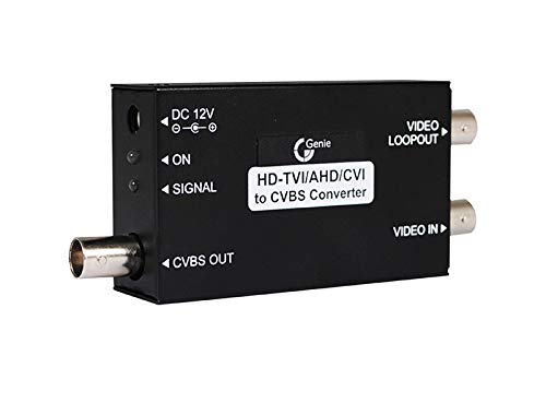 ADCB Genie GHDCONV31 : AHD/HD-TVI/HD-CVI to CVBS Converter the output signal - CVBS analogue